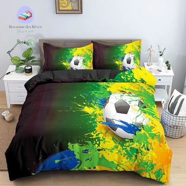 Housse de Couette Foot Brésil